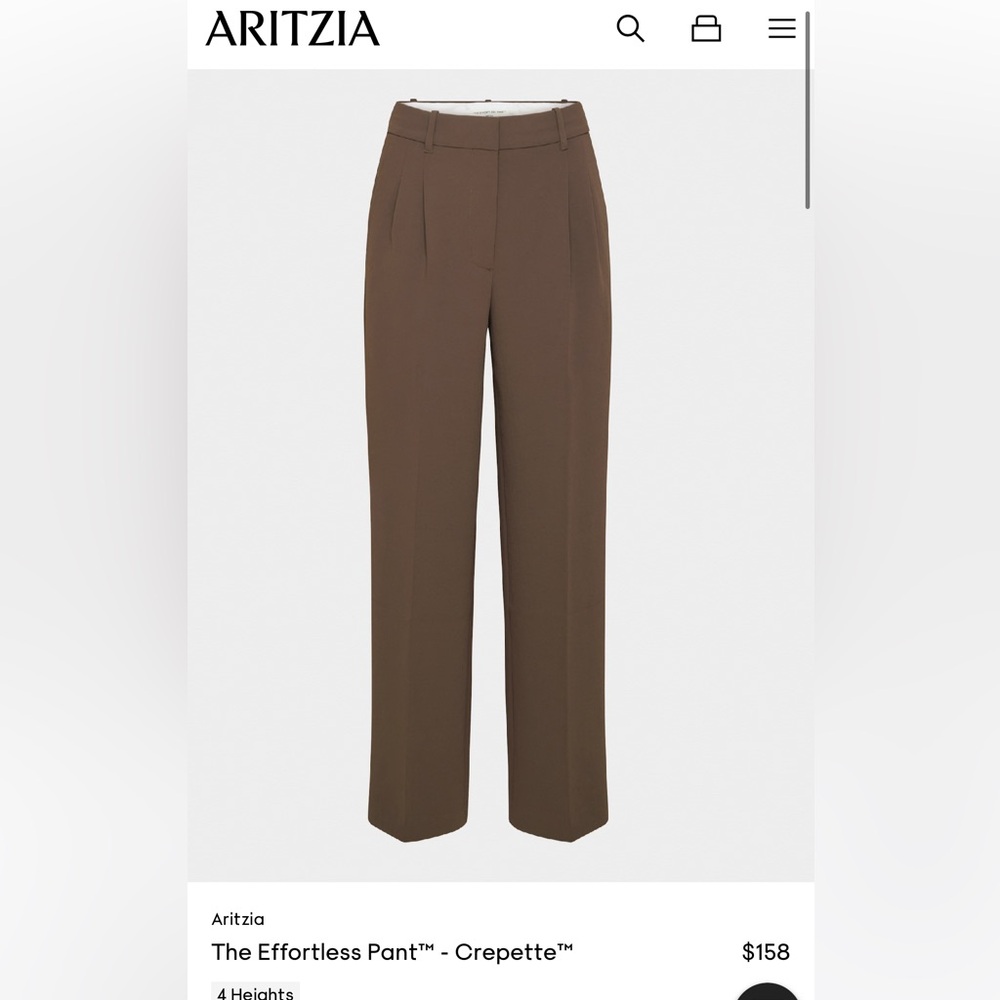 EFFORTLESS Brown  Trousers
